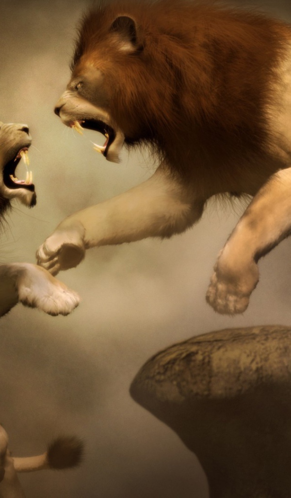 Битва двух львов