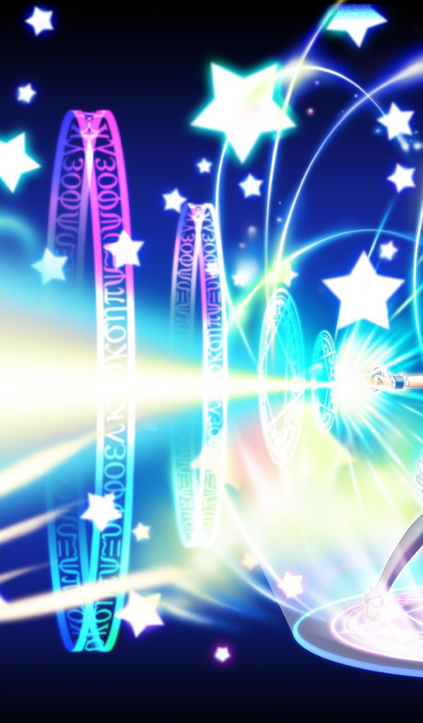 Аниме девушка с метлой