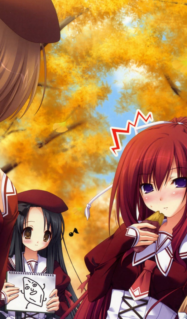 Обои с девушками Аниме