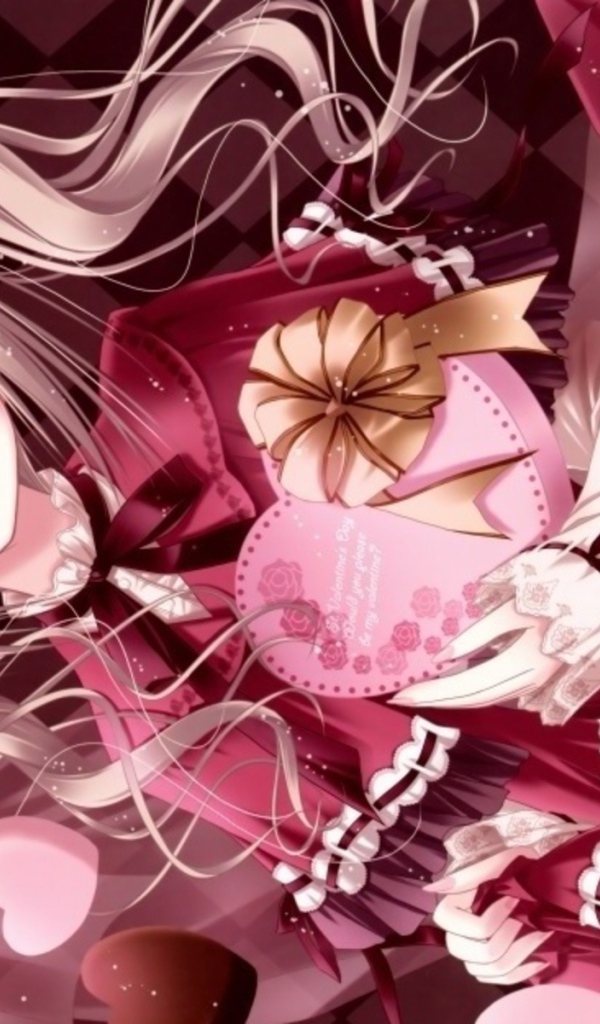 Девочка в розовом платье