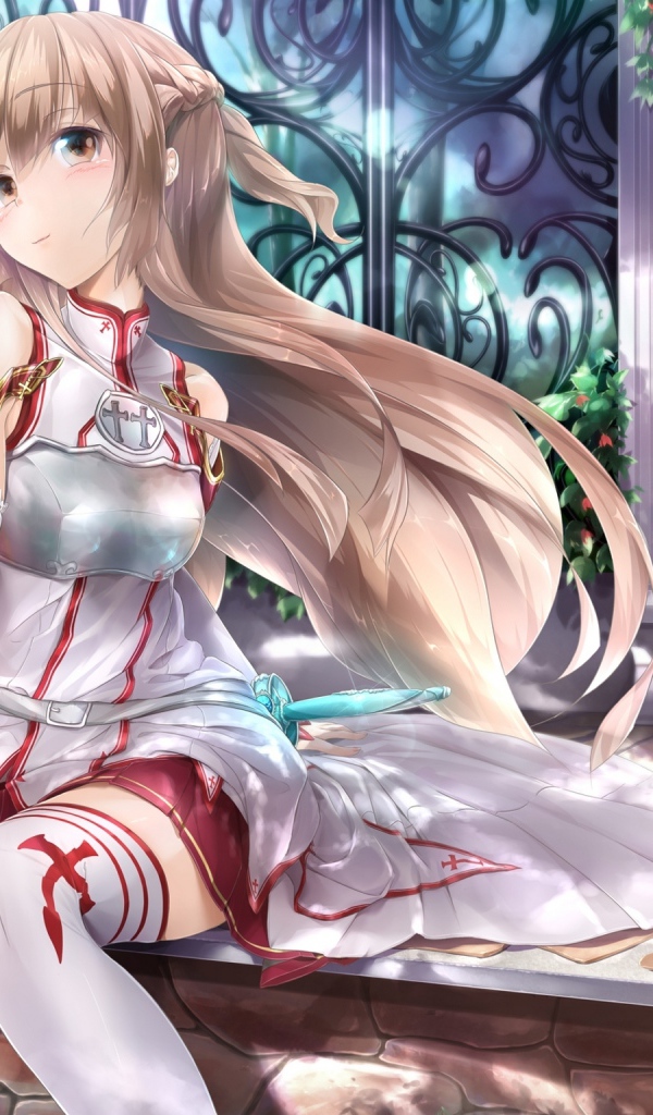 Девочка в чулках