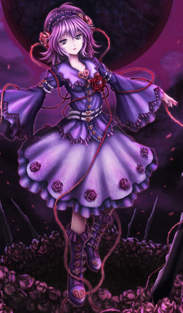 Девочка на цветах