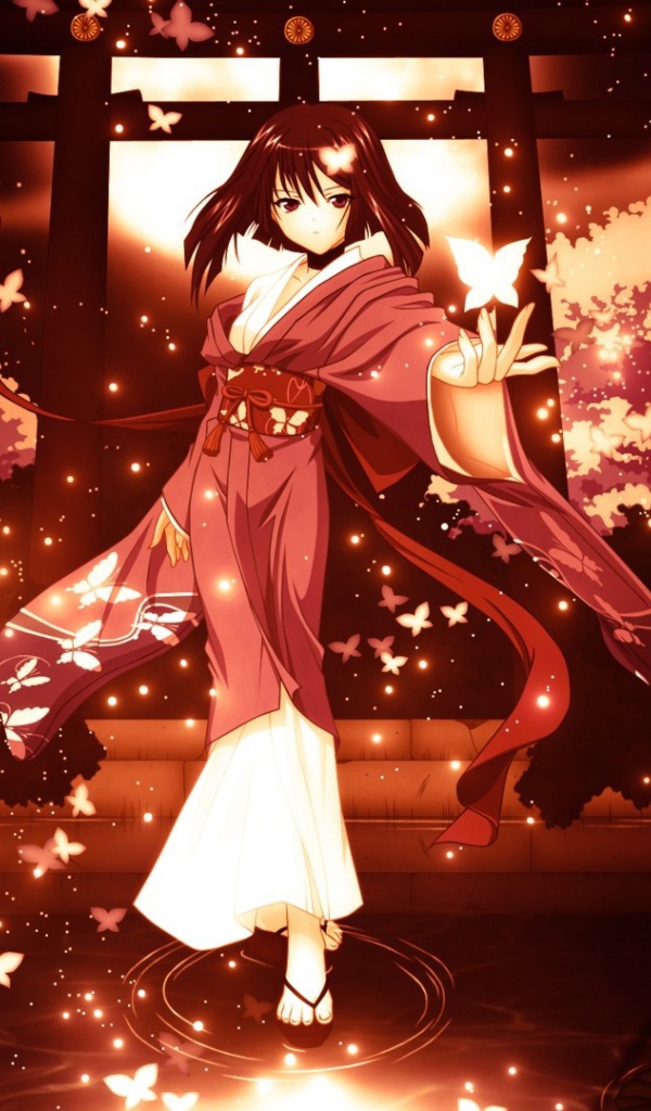 Девочка идет по воде