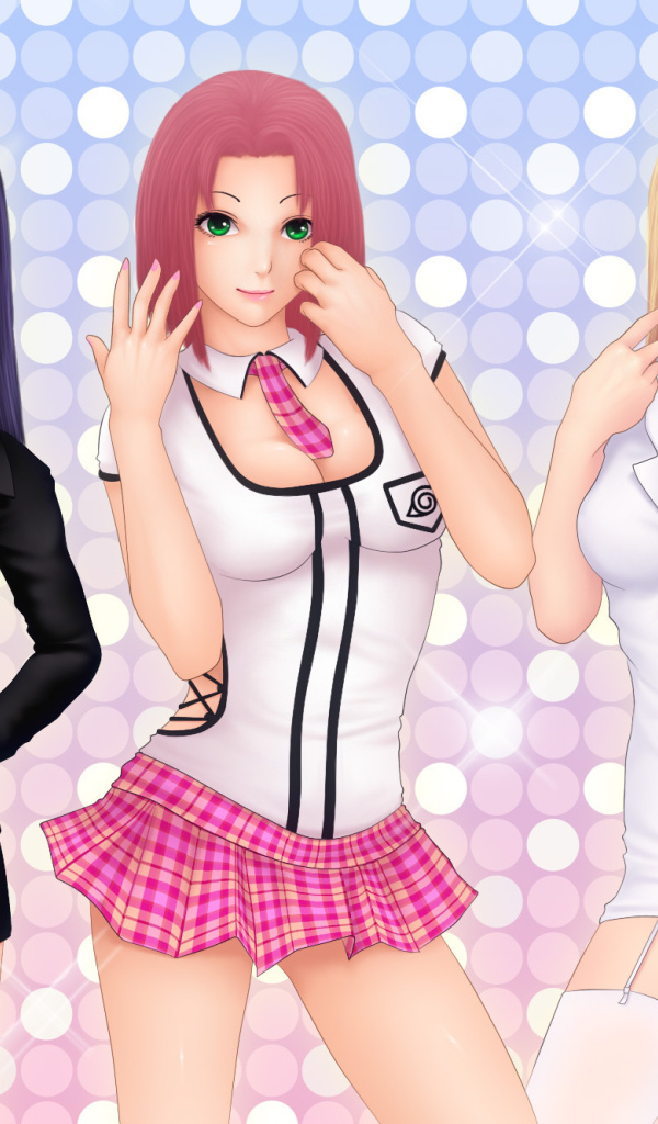 Девочки в разной одежде