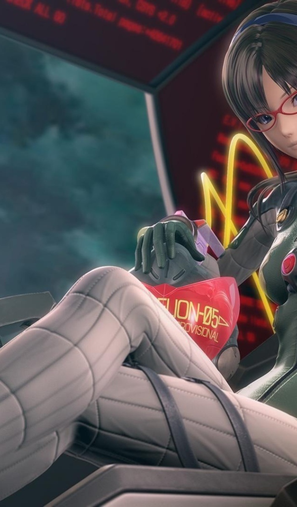 Аниме девуша Неон Генезис