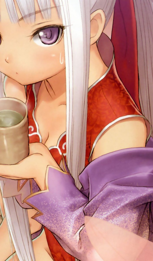 Девочка со стаканом воды