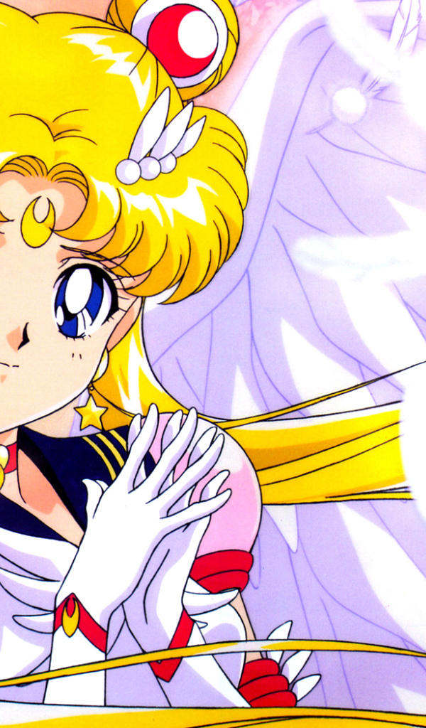 Аниме девушка с желтыми волосами