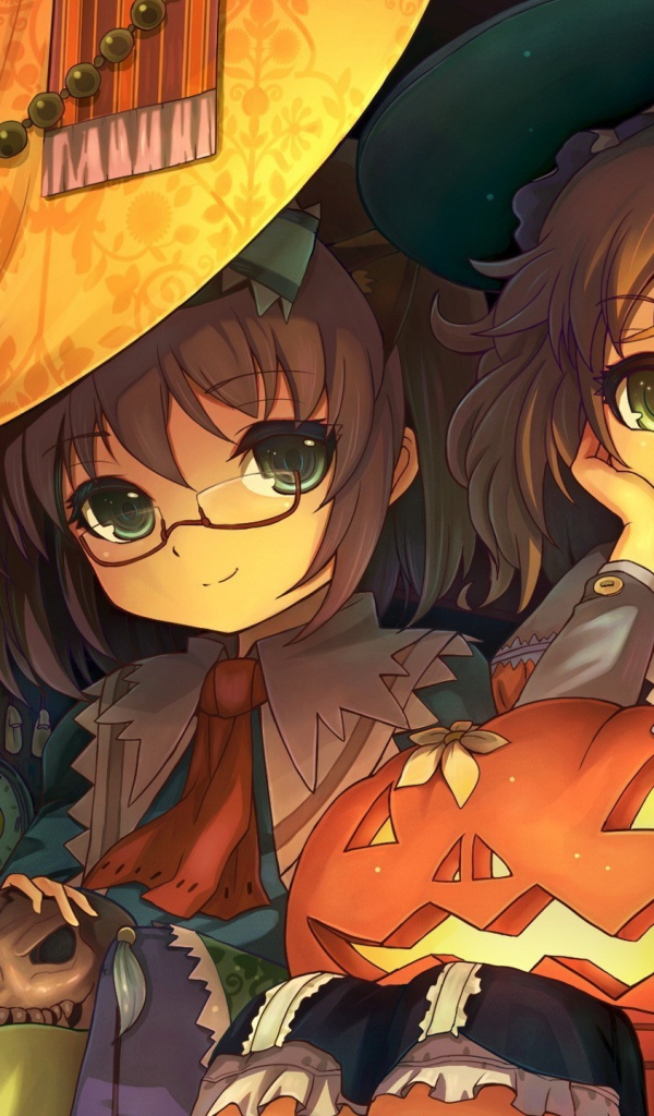 Девочки с тыквой