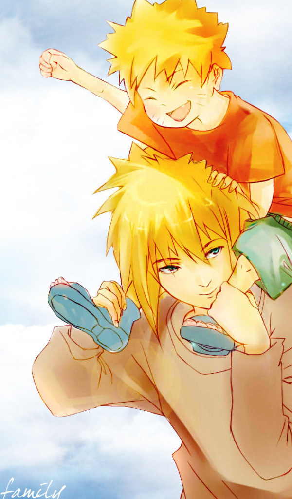 Ребенок на плечах отца