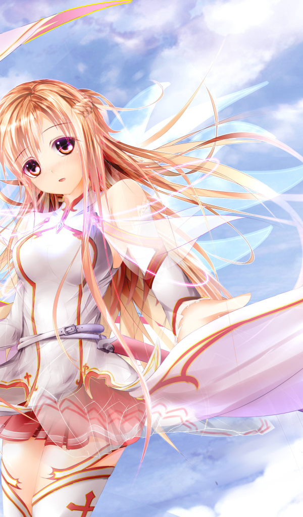 Юуки Асуна с мечом