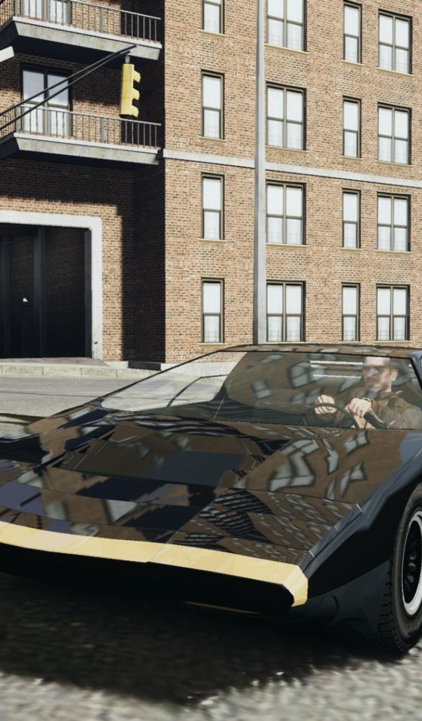 Автомобиль Alfa Romeo carabo на дороге