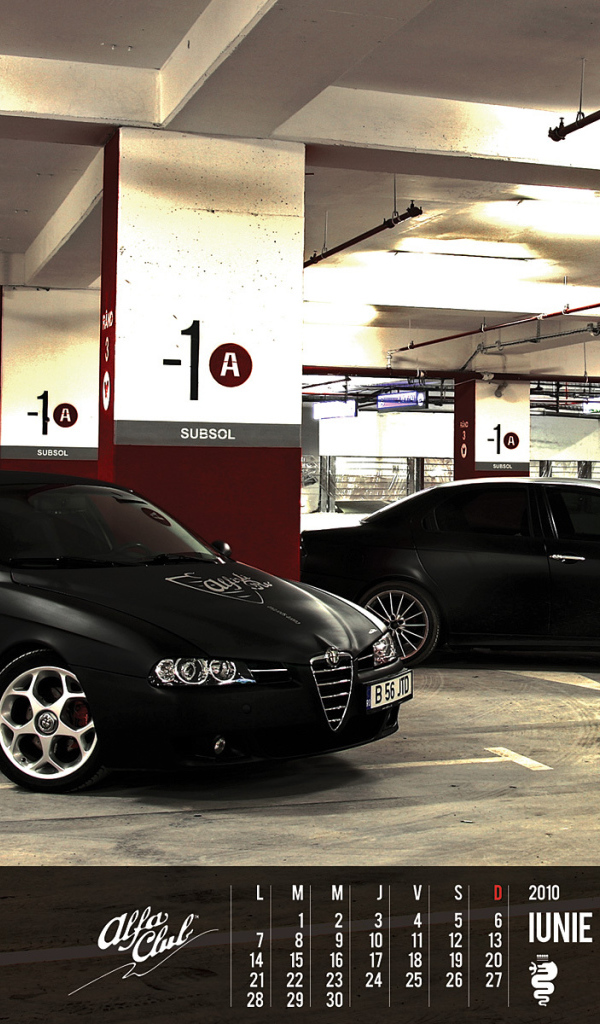 Красивый автомобиль Alfa Romeo 156