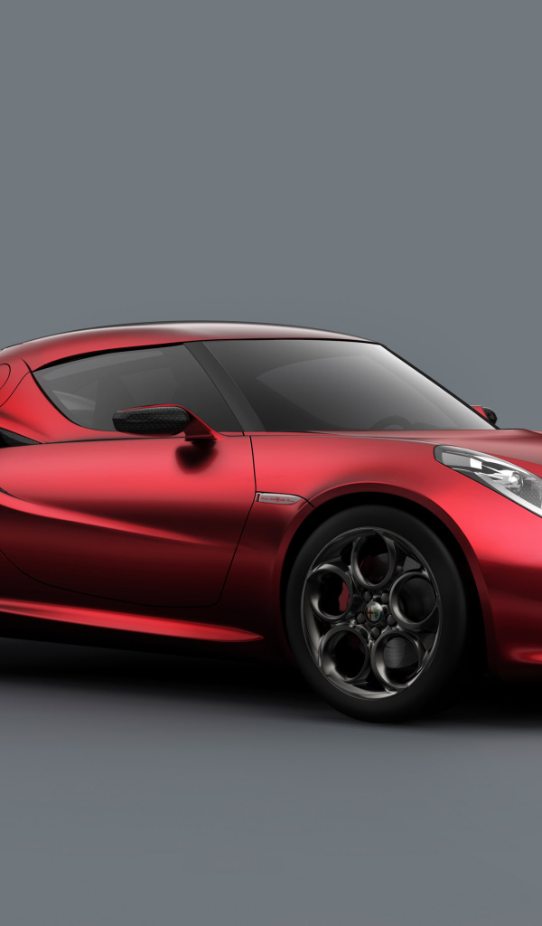Красивый автомобиль Alfa Romeo 4c в Москве