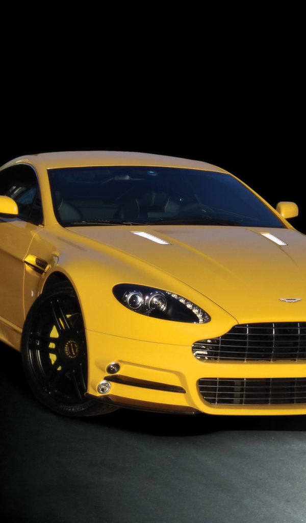 Красивый автомобиль Aston Martin mansory в Москве