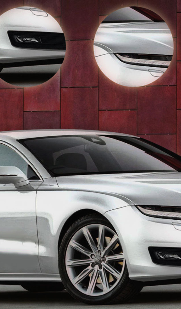 Красивый автомобиль Audi A8 2014 в Москве