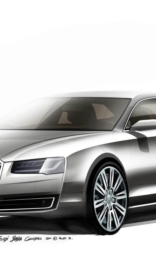 Надежный автомобиль Audi A8 2014