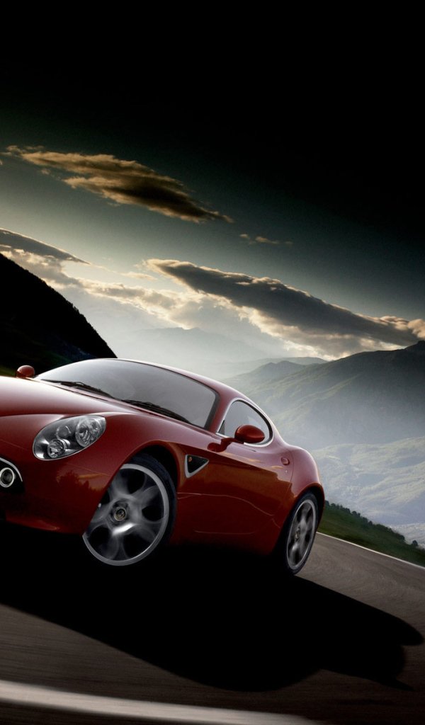 BMW На горной дороге