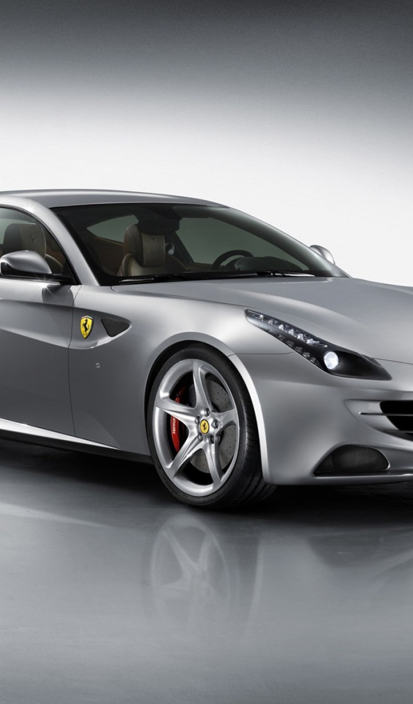 Серебристый Ferrari FF