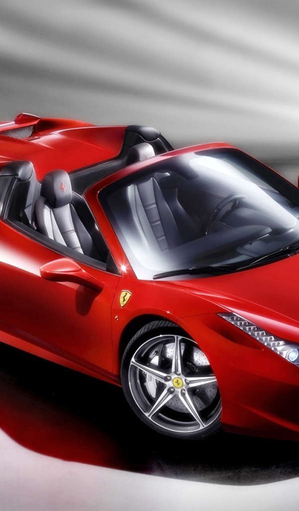 Красивый Ferrari 458 spider