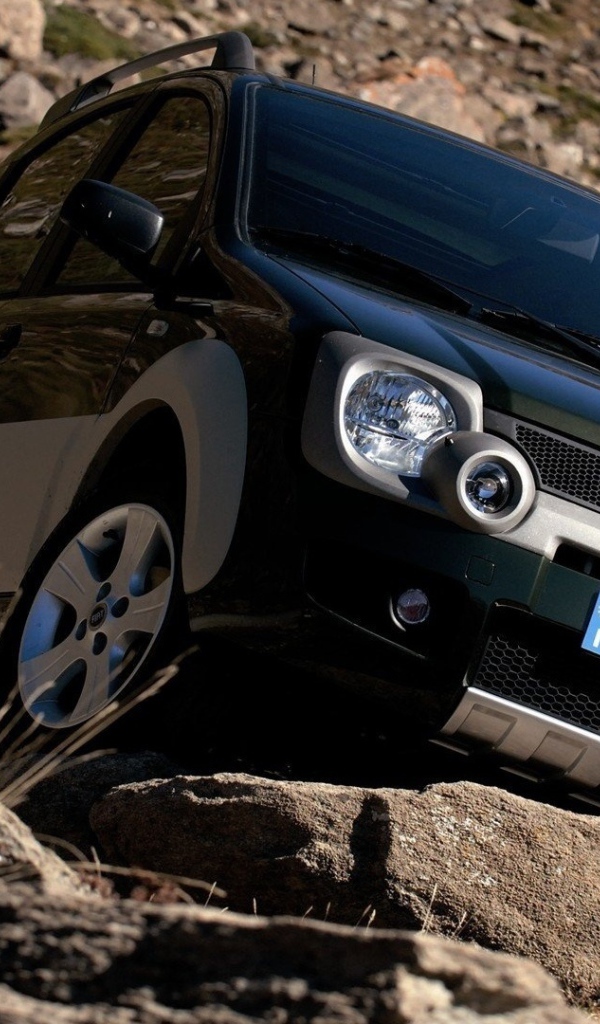 Красивый автомобиль Fiat Panda