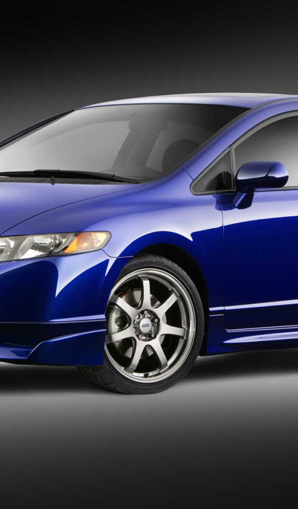 Синяя Хонда