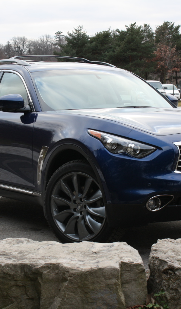 Синий Infiniti FX35
