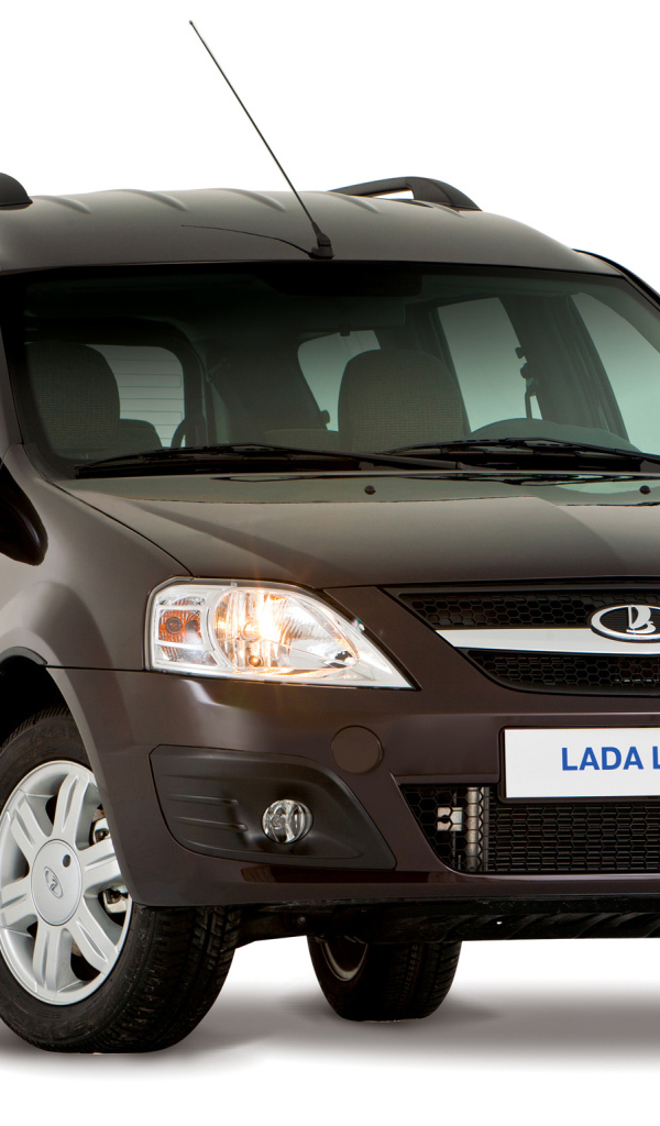 Коричневая Lada Largus