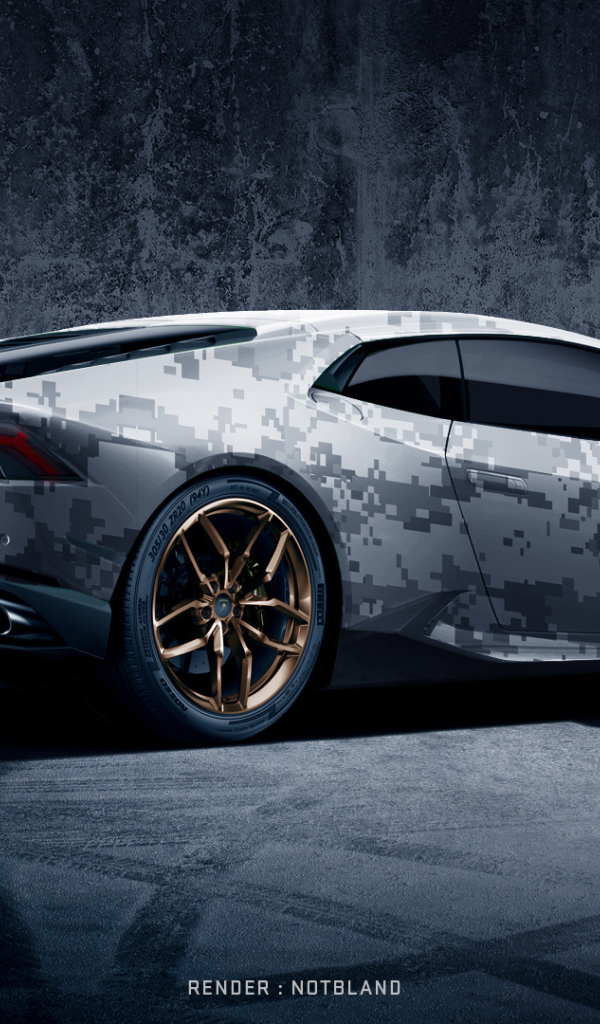 Дизайн автомобиля Lamborghini Huracan
