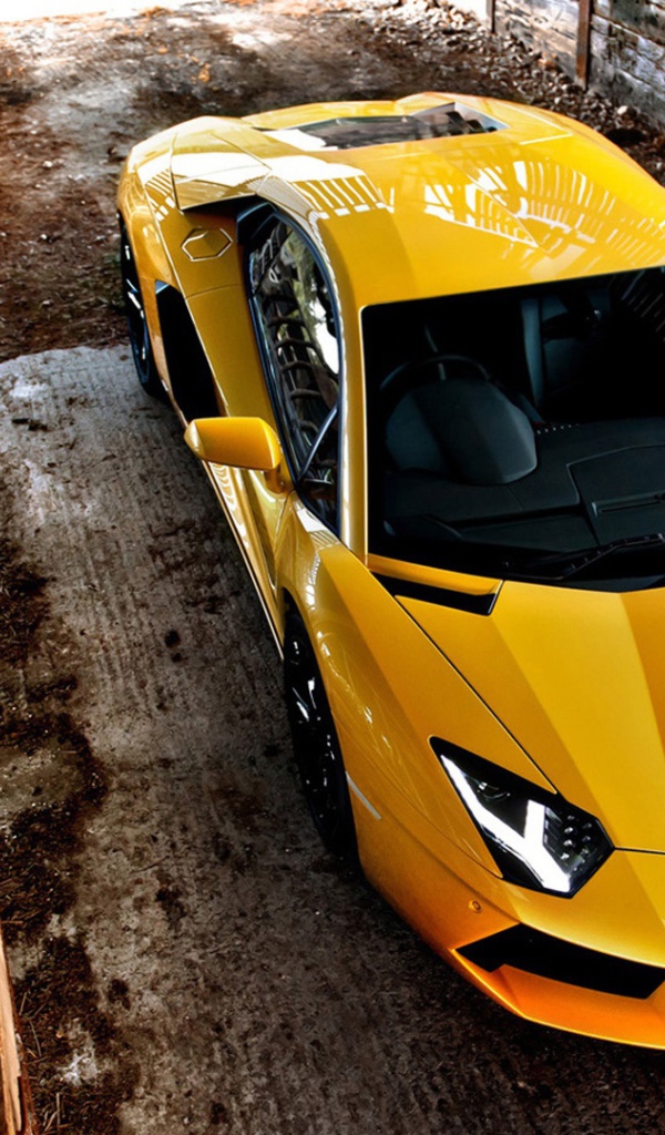 Машина Lamborghini aventador