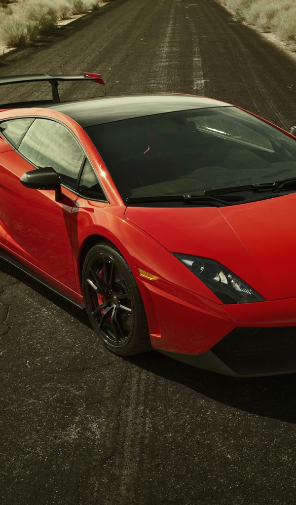 Красный Lamborghini gallardo lp 570