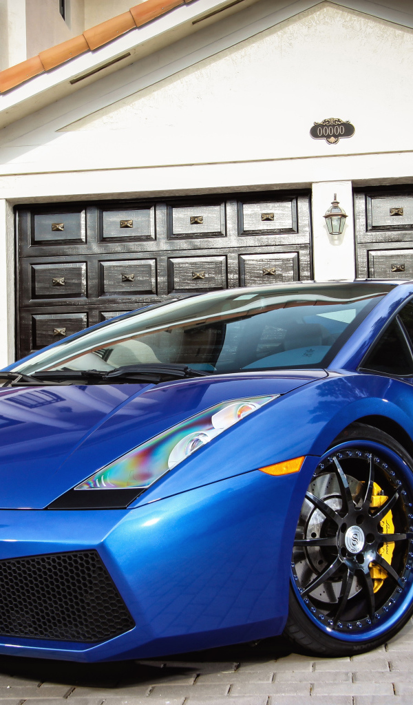 Синий Ламборджини