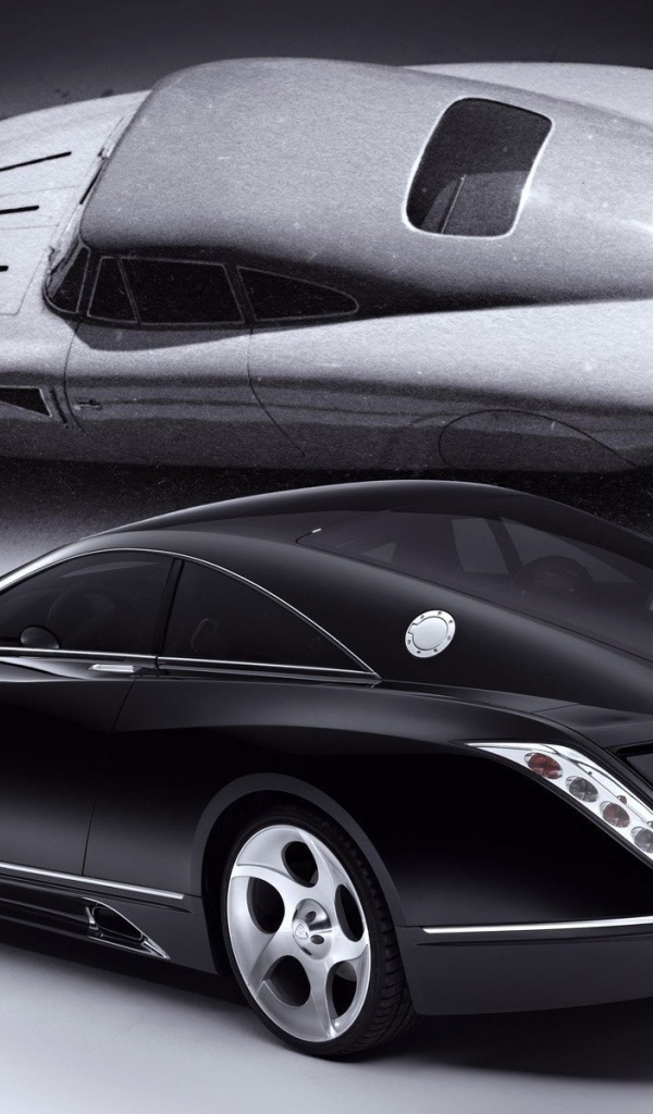 Красивый автомобиль Maybach  Exelero