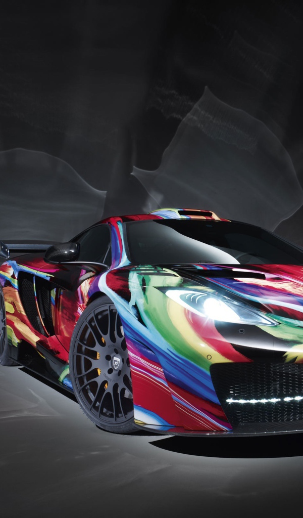 Раскрашенный Mclaren mp4