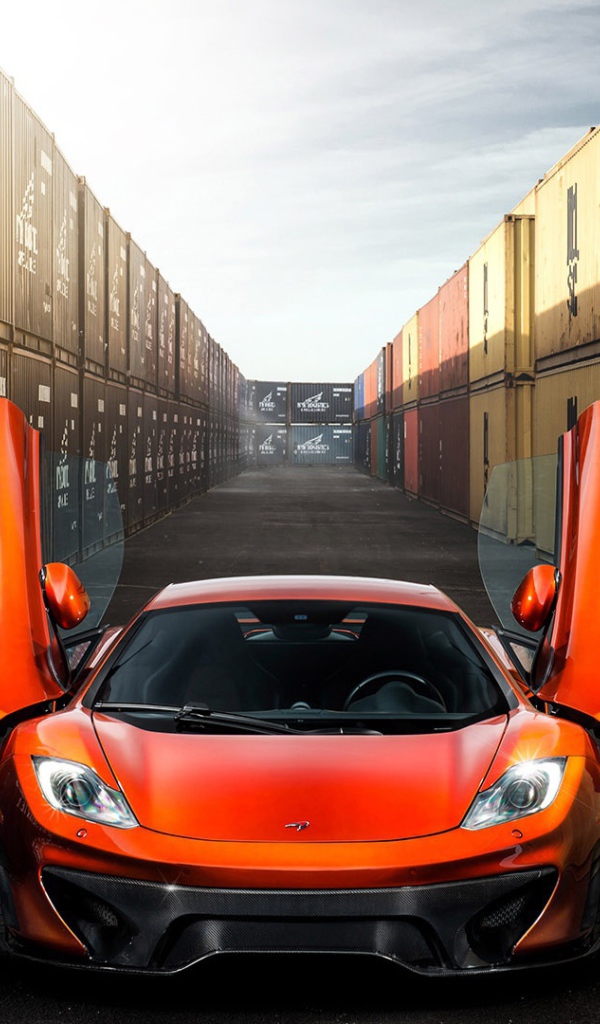 Красный Vorsteiner McLaren 12c mp4 VX