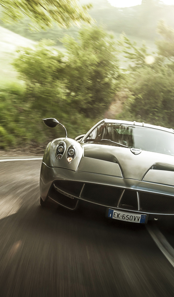 Красивый автомобиль Pagani Huayra в Москве