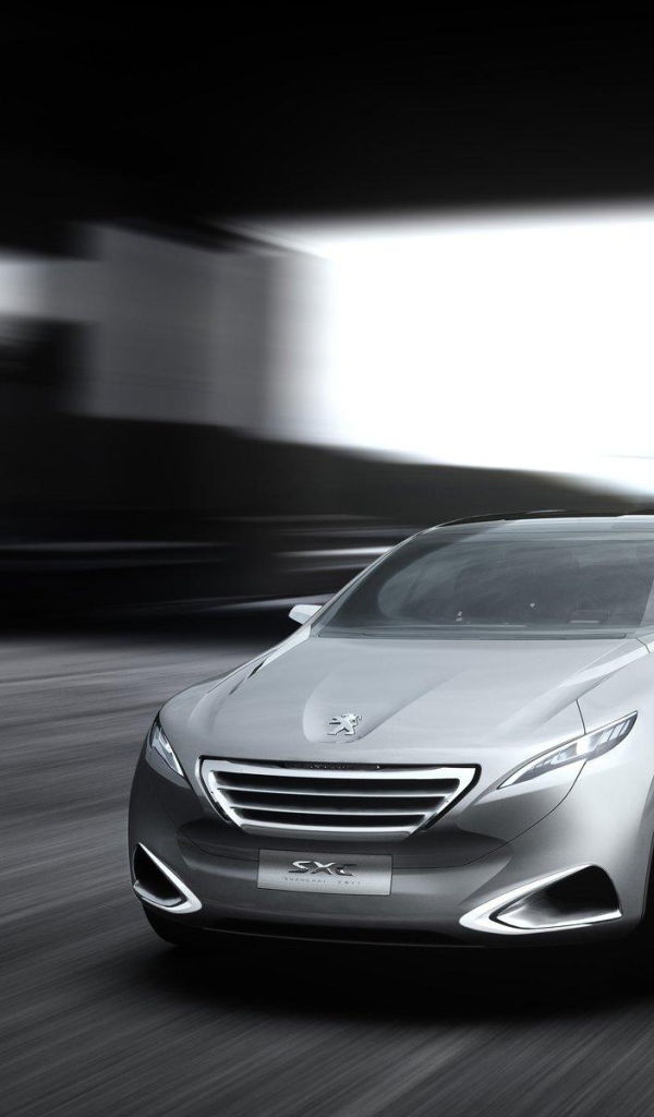 Автомобиль Peugeot 6008 2014 на дороге