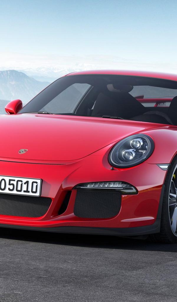 Красный Porsche 911