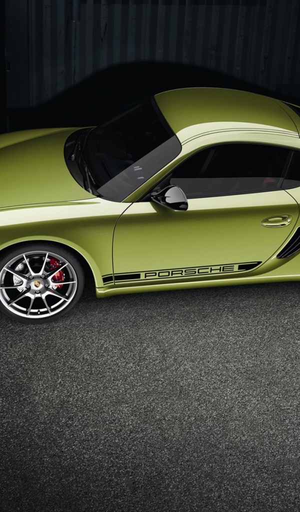 Зеленый Porsche cayman