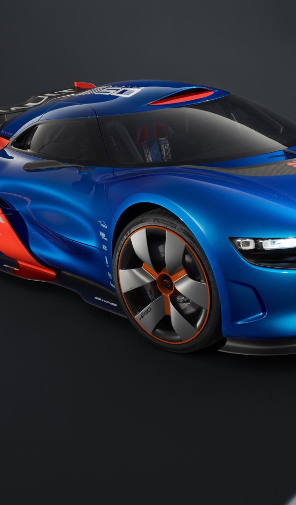 Красивый автомобиль Renault alpine