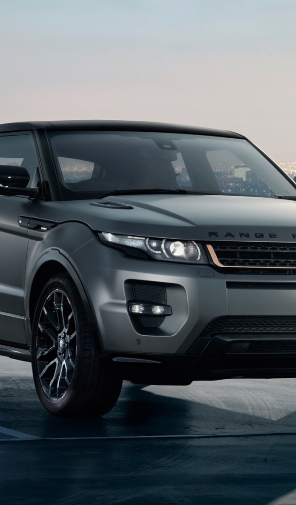 Серебристый лэнд ровер