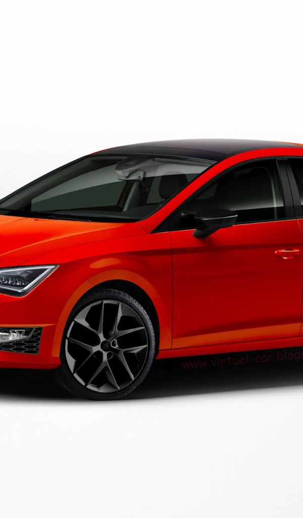 Красивый автомобиль Seat Leon Cupra 2014
