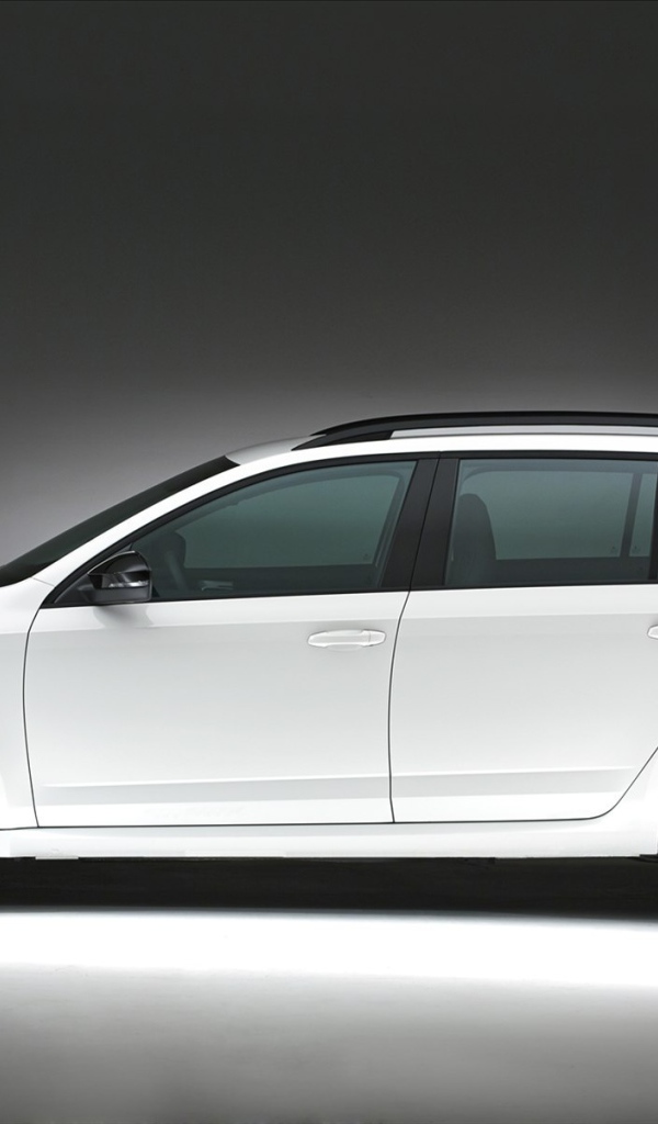 Красивый автомобиль Skoda Octavia 2014