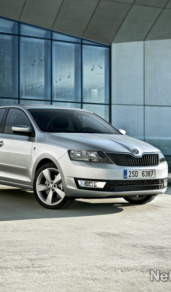 Красивый автомобиль Skoda Rapid