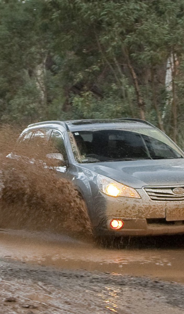 Красивый автомобиль Subaru Outback