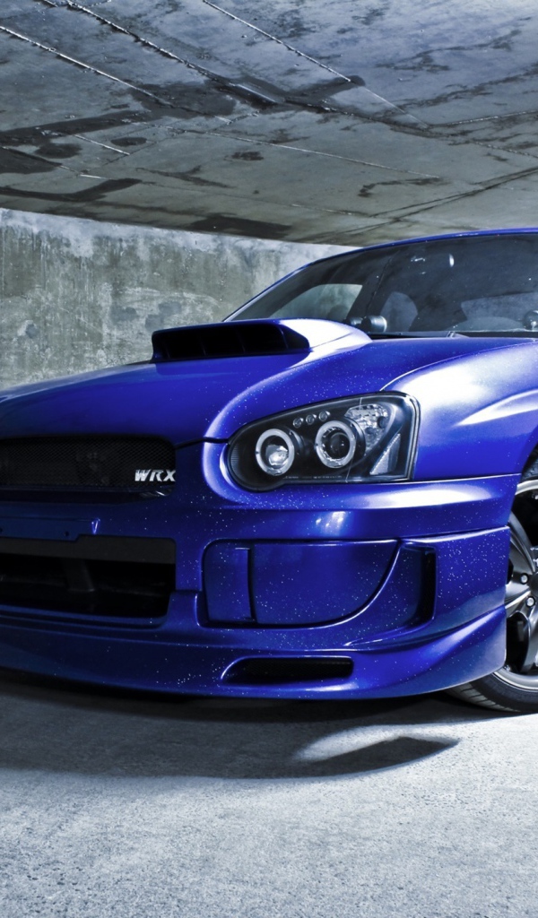 	   Subaru Impreza blue