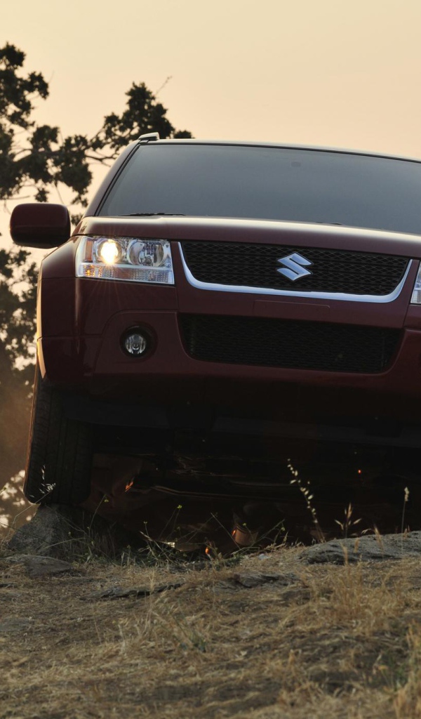 Автомобиль Suzuki Grand Vitara 2014 на дороге