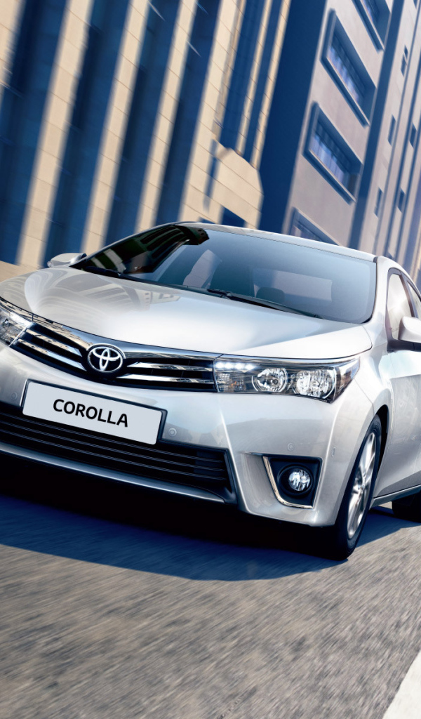 Красивый автомобиль Toyota Corolla 2014
