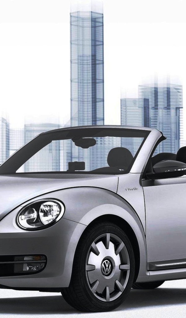 Красивый автомобиль Volkswagen Beetle 2014