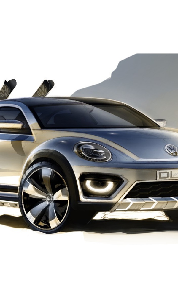 Красивый автомобиль Volkswagen Beetle Dune 2014