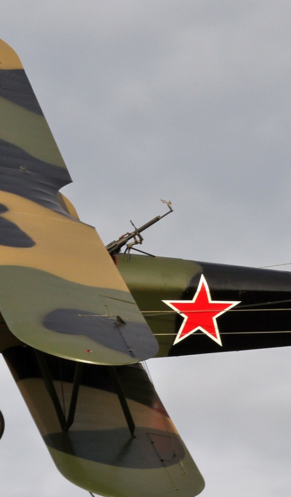 Полет одномоторного самолета